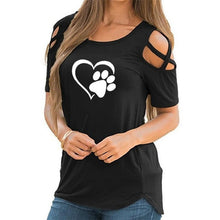 Load image into Gallery viewer, lovely heart Causal T-shirt
