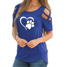 Load image into Gallery viewer, lovely heart Causal T-shirt