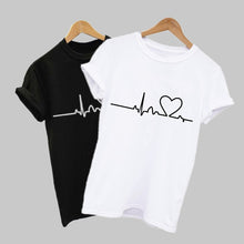 Load image into Gallery viewer, Love Printed Tops Tee