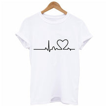 Load image into Gallery viewer, Love Printed Tops Tee