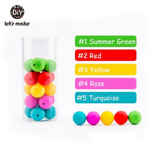 Load image into Gallery viewer, Silicone Beads  Baby Teethers
