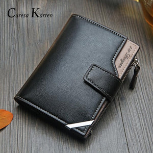 Short vertical locomotive wallet