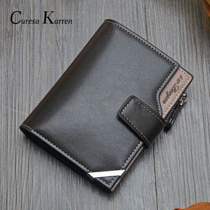 Short vertical locomotive wallet