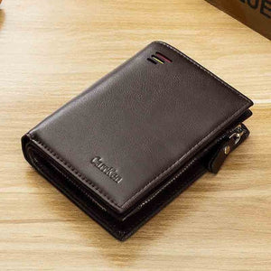 Short vertical locomotive wallet