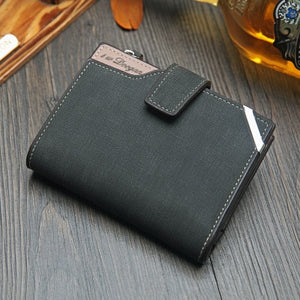 Short vertical locomotive wallet