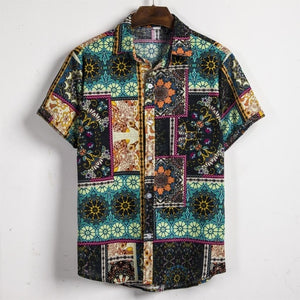 Ethnic Printed Cotton shirt