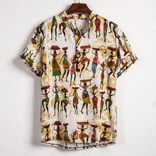 Load image into Gallery viewer, Ethnic Printed Cotton shirt
