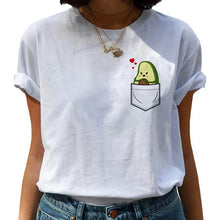 Load image into Gallery viewer, Avocado  Cartoon T Shirt
