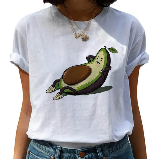 Avocado  Cartoon T Shirt