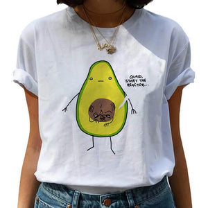 Avocado  Cartoon T Shirt