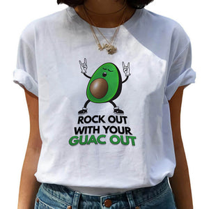 Avocado  Cartoon T Shirt