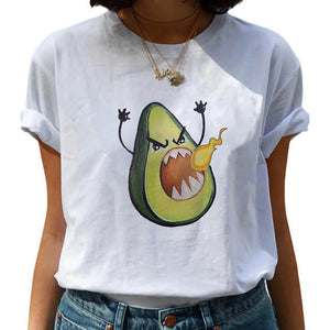 Avocado  Cartoon T Shirt