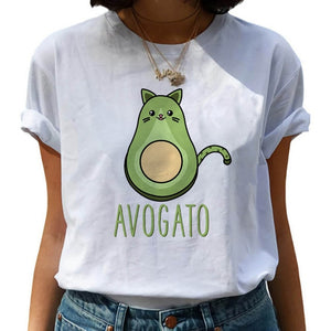 Avocado  Cartoon T Shirt