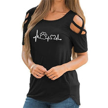 Load image into Gallery viewer, lovely heart  Causal T-shirt
