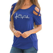 Load image into Gallery viewer, lovely heart  Causal T-shirt
