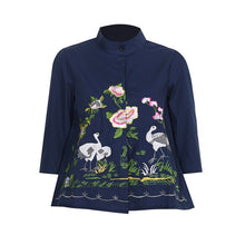 Load image into Gallery viewer, Abstract Embroidery  Casual Blouses
